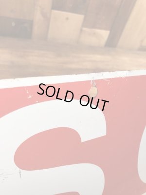 Soldと書かれた両面プリントの70’s〜ヴィンテージストアサイン