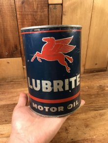 他の写真3: Mobil Lubrite Motor Oil Tin Can　モービル　ビンテージ　オイル缶　モーターオイル　50年代