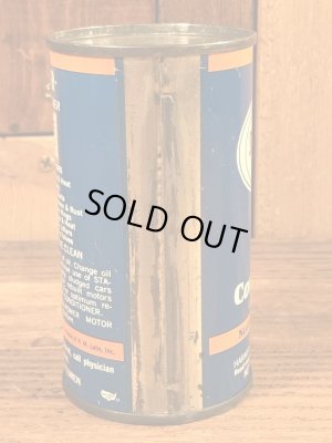 Sta Powerのチェッカーズフラッグが書かれた60’sヴィンテージオイル缶