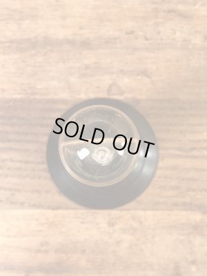 企業物のガラスドームに入った50年代〜ビンテージ湿度計