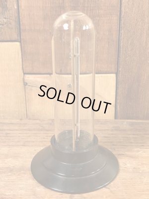 アドバタイジング物のガラスドームに入った50’s〜ヴィンテージサーモメーター