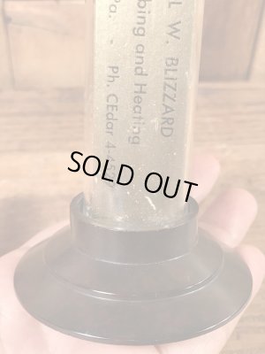 アドバタイジング物のガラスドームに入った50’s〜ヴィンテージサーモメーター