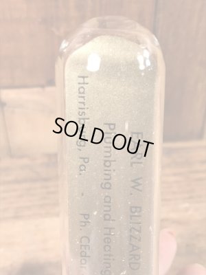 企業物のガラスドームに入った50年代〜ビンテージ湿度計