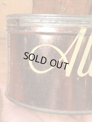 アルタコーヒーのブリキ製の50年代ビンテージコーヒー缶