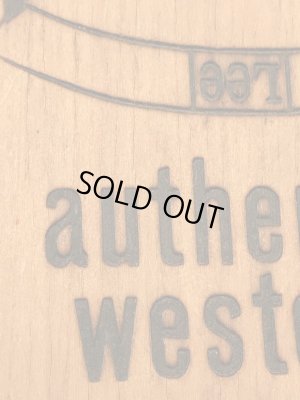 Leeの木製の70'sヴィンテージブーツジャック