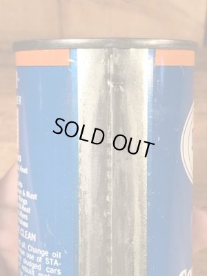 Sta Powerのオイルコンディショナーの60年代ビンテージブリキ缶