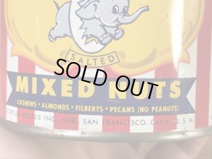 サーカスのミックスナッツが入っていた50年代ビンテージブリキ缶