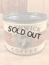 Pickwick Brand Coffee Tin Can　ピックウィック　ビンテージ　ブリキ缶　コーヒー缶　50年代