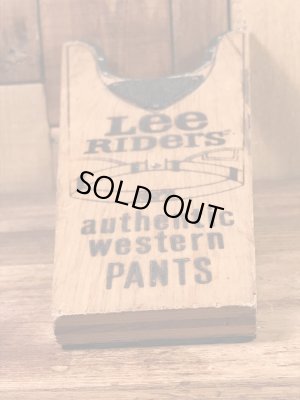 リーライダースの木製の70年代ビンテージブーツジャック