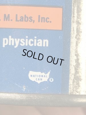 Sta Powerのオイルコンディショナーの60年代ビンテージブリキ缶