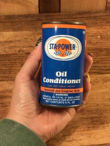 他の写真3: Sta Power Oil Conditioner Tin Can　スタパワー　ビンテージ　ブリキ缶　オイル　60年代