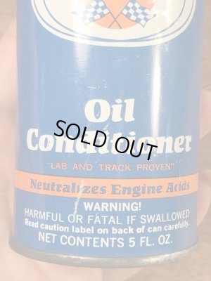 Sta Powerのチェッカーズフラッグが書かれた60’sヴィンテージオイル缶