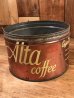 Alta Coffeeのコーヒーが入っていた50’sヴィンテージTin缶