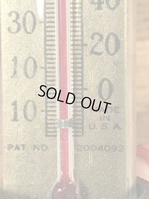 企業物のガラスドームに入った50年代〜ビンテージ湿度計