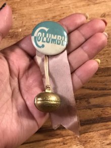 他の写真3: “Columbia” Football College Pin Back　カレッジ　ビンテージ　缶バッジ　フットボール　40年代