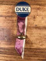 “Duke” Foot Ball College Pin Back　カレッジ　ビンテージ　缶バッジ　フットボール　50〜60年代