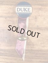“Duke” Foot Ball College Pin Back　カレッジ　ビンテージ　缶バッジ　フットボール　50〜60年代