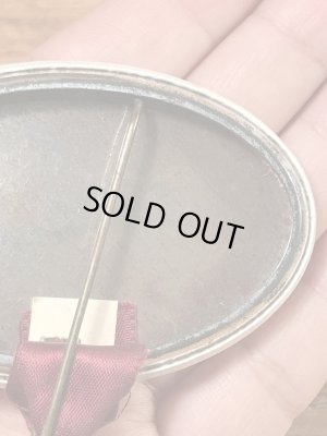 カレッジ物のフットボールイベントの60’sヴィンテージ缶バッチ