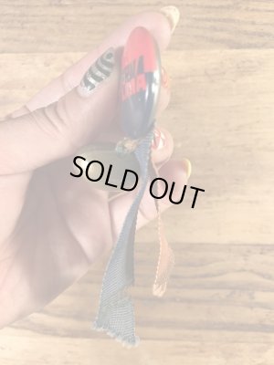 カレッジ物のフットボール大会の40’sヴィンテージ缶バッチ