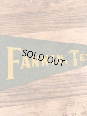 USアーミーのCamp Fannin,Texasの40〜50’sヴィンテージフェルトペナント