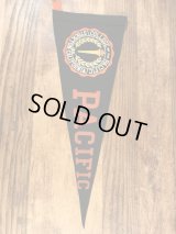 Stockton California “Pacific” College Pennant　パシフィック　ビンテージ　ペナント　カレッジ　50〜60年代