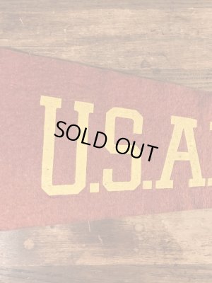 USアーミーのフェルト製の40〜50年代ビンテージペナント