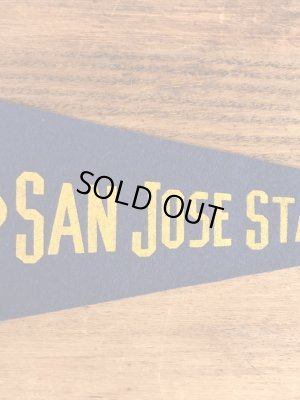 サンノゼステイトのカレッジ物の50〜60年代ビンテージペナント