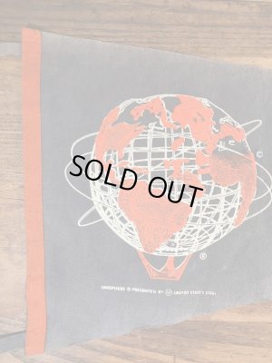 ニューヨークWorld's Fairのスーベニア物の60’sヴィンテージフェルトペナント