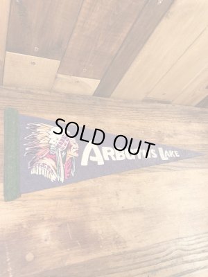 インディアンが描かれたスーベニア物の50〜60年代ビンテージペナント