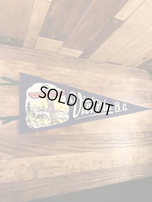 トーテムポールが描かれたスーベニア物の50〜60年代ビンテージペナント