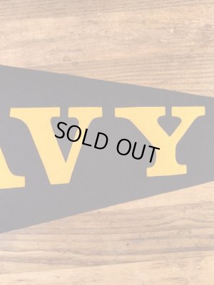 USネイビーのユニバーシティ物の30〜40年代ビンテージペナント