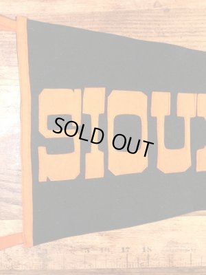 Sioux Fallsのカレッジ物の30〜40’sヴィンテージフェルトペナント