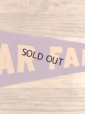 Cedar Fallsのカレッジ物の30〜40’sヴィンテージフェルトペナント