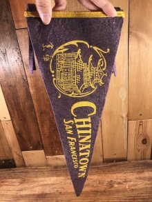 他の写真3: San Francisco “Chinatown” Souvenir Pennant　チャイナタウン　ビンテージ　ペナント　スーベニア　50〜60年代