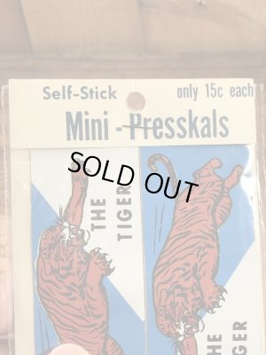 Impko社製のタイガーの60年代ビンテージステッカー