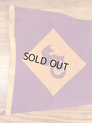 Cedar Fallsのカレッジ物の30〜40’sヴィンテージフェルトペナント