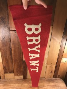 他の写真3: “Bryant” University Felt Pennant　ブライアント大学　ビンテージ　ペナント　ユニバーシティ　フェルト　30〜40年代