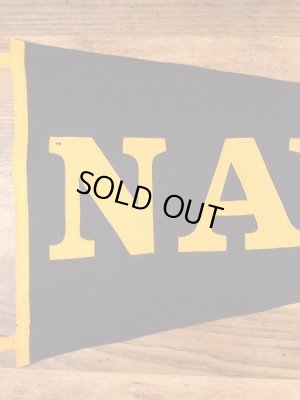 US Navyのユニバーシティ物の30〜40'sヴィンテージフェルトペナント