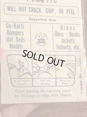 Impko社製のサイコロの60年代ビンテージステッカー