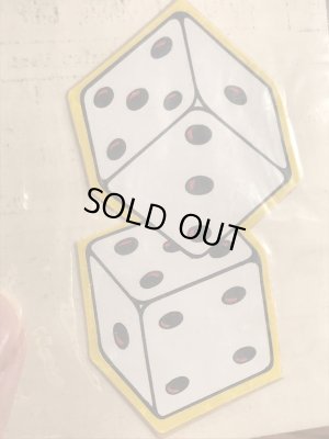 Impko社製のサイコロの60年代ビンテージステッカー