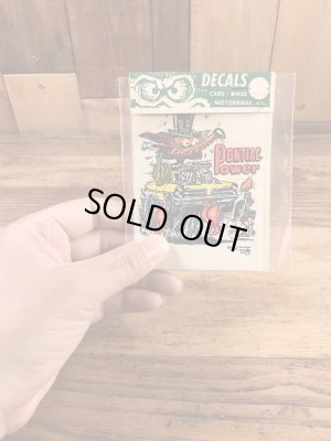 エドロスのモンスターの60年代ビンテージ水張りステッカー