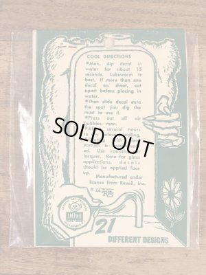 エド“ビッグダディ”ロスのPontiac Powerの60’sヴィンテージウォータースライドデカール