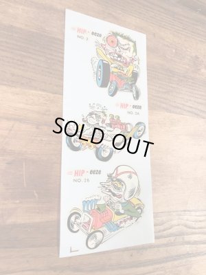 Impko社製のホットロッドモンスターの60年代ビンテージステッカー