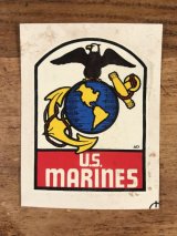 Baxter Lane “U.S.Marines” Water Slide Decal　USマリーンズ　ビンテージ　水張りステッカー　ウォータースライドデカール　60年代