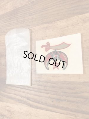 Baxter Lane社製のシュライナーズの60’sヴィンテージウォータースライドデカール