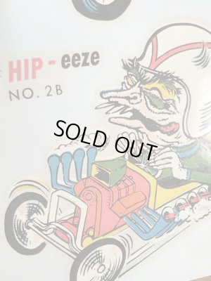 Impko社製のホットロッドモンスターの60年代ビンテージステッカー