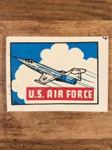 Baxter Lane “U.S. Air Force” Water Slide Decal　USエアフォース　ビンテージ　水張りステッカー　ウォータースライドデカール　60年代