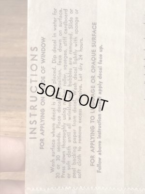 Baxter Lane社製のUSネイビーの60年代ビンテージ水張りステッカー