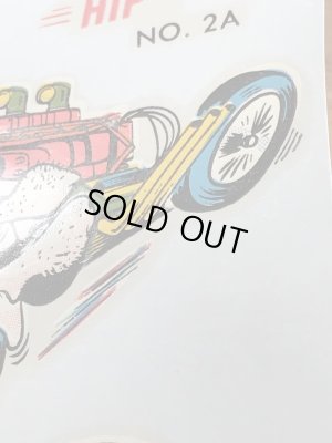 Impko社製のホットロッドモンスターの60年代ビンテージステッカー