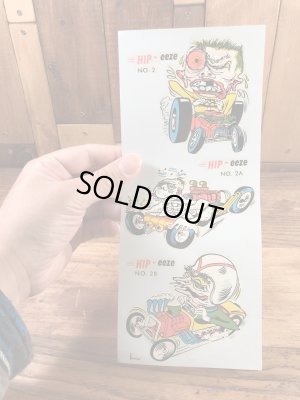 Impko社製のホットロッドモンスターの60年代ビンテージステッカー